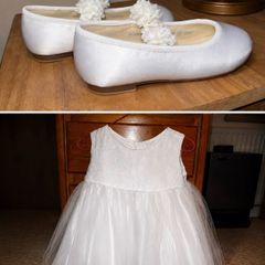Flower Girl Dress with Matching Shoes