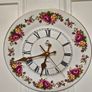 Royal Imperial Bone China Plate Clock Image 3