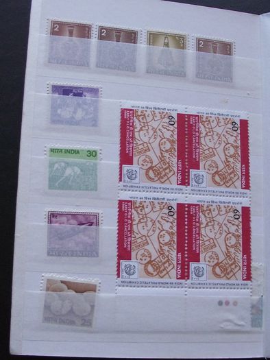 A small collection of Mint and Unused Stamps from India