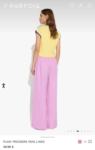 Parfois linen pants size L