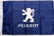 Peugeot Flag.Blue 3ft x 2ft.