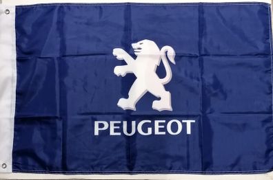 Peugeot Flag.Blue 3ft x 2ft.