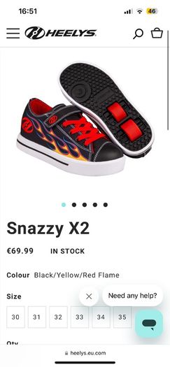 Brand new Snazzy Heelys