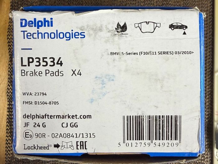 BMW 5 Series Brake Pads