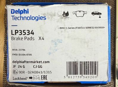 BMW 5 Series Brake Pads