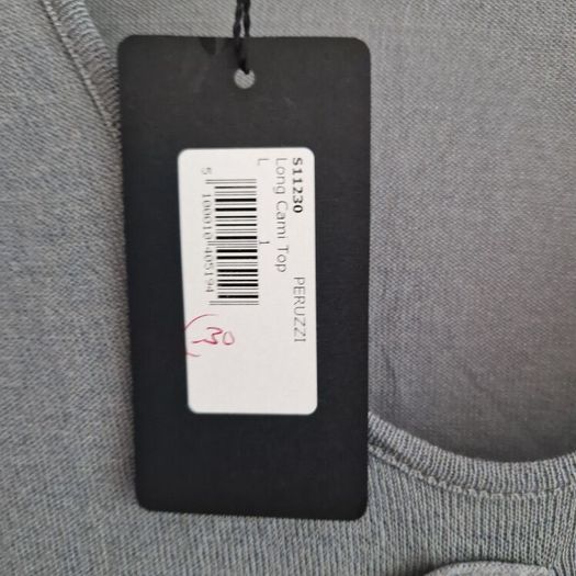 Peruzzi womens grey design vest bnwt size Large