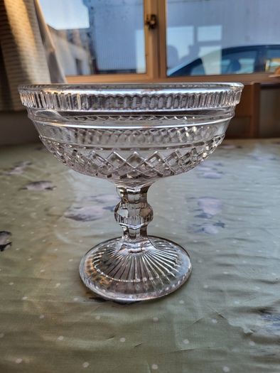 Vintage Glass Trifle Bowl