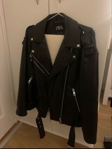 Zara leather jacket
