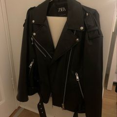 Zara leather jacket