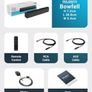MAJORITY Bowfell | Bluetooth Sound Bar for TV | 50 Watt 2.0 Stereo Speaker Soundbar | Optical, RCA, USB, MP3 & AUX Input | 39cm | Custom EQ Settings & Remote Control (Black) Image 8