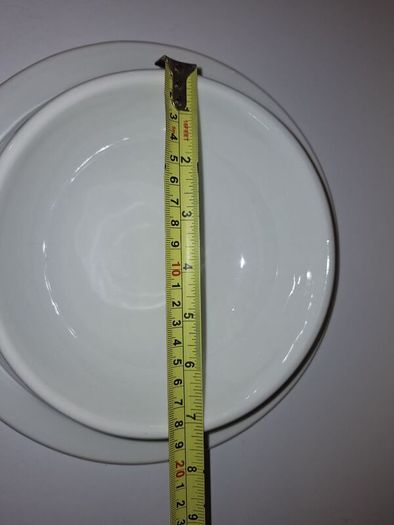 SALE!  Large White Ceramic Bowl for a CAT or a DOG
