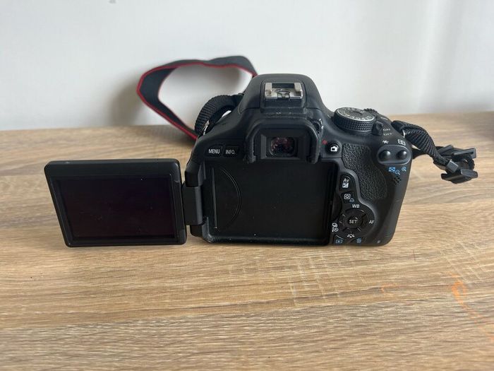 Canon EOS 600D Camera with lenses.