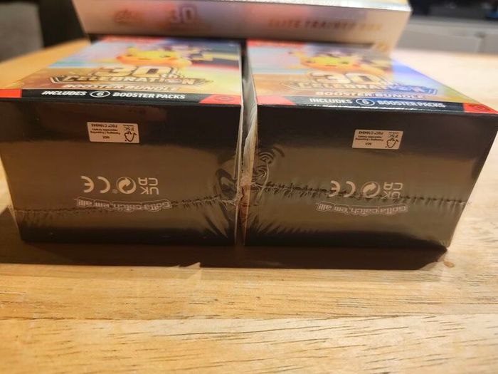 Pokemon Tcg 30th Anniversary Elite Trainer Box Plus X2 Booster Bundle Boxes
