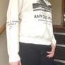 Pull & Bear Cream Graphic Hoodie - Size 8/S/36 Image 6