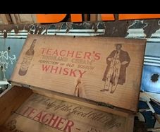 Vintage Teacher's Whiskey Box