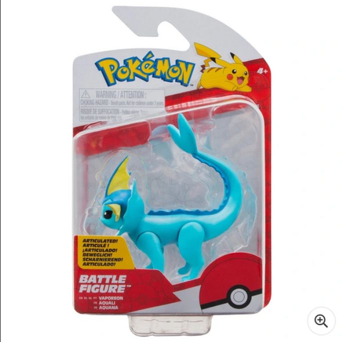 Pokemon Vaporeon 8cm Battle Figure