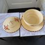 Serving dish with lid & matching platter Image 7