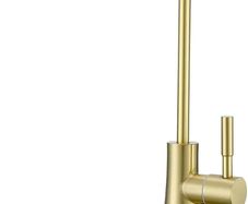 Drinking Water Tap, SUS304 Stainless Steel, No-Air Gap Reverse Osmosis Tap for Kitchen Bar Sink, Brushed Gold