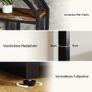 Industrial Style Bookcase with Geometric Metal Frame and Open Shelves, Freestanding Image 4