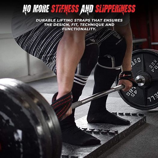 Figure 8 Weightlifting Straps (Pair)