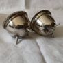 2 X 1893 Maplin &Webb Sterling Silver Pinch Salts Image 8