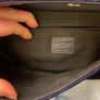 LK Bennett Dora navy velvet clutch bag Image 6
