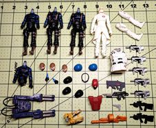 GI JOE 25th Anniversary+ parts & pieces