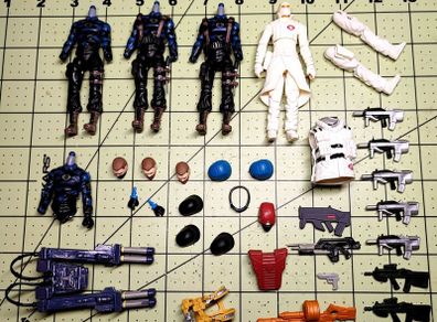 GI JOE 25th Anniversary+ parts & pieces