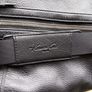 Kenneth Cole Large Black Leather holdall With Habdles And Shoulder Strap. and Image 4
