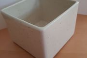 Modern square ceramic bowl/pot