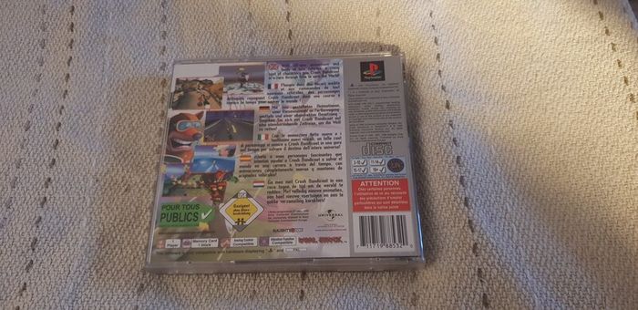 Crash Bandicoot 3 Warped Platinum Version Top PS1 Game