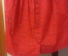 Cat print skirt