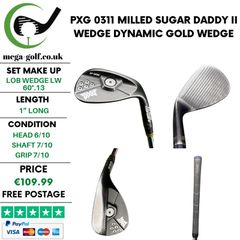PXG 0311 Milled Sugar Daddy II Wedge Lw 60 Degree.13 / Dynamic Gold Wedge