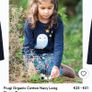 frugi organic cotton navy long sleeved top Image 4