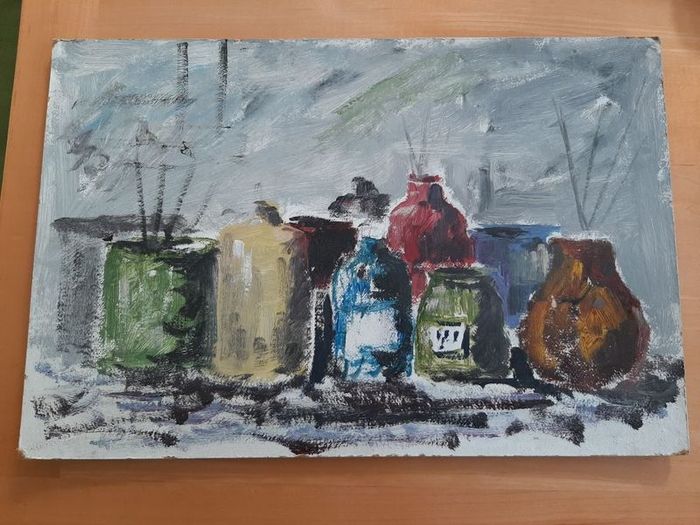Original oil sketch
