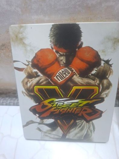 Street Fighter 5 (V) sur Playstation 4 PS4 Game &  Steelbook And Cover Art