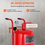 40L Sandblaster, Portable Abrasive Blaster with Pressure Gauge, Ceramic Nozzle, 2.5m Hose, Water Trap & 6" Wheels Image 3