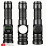 Outdoor Multifunctional Portable Rechargeable Flashlight with Premium Case, Featuring High-intensity Strobe, Telescopic Zoom, Magnetic Attachment, Extended Runtime, COB Work Light, Multi-purpose Side Light. Suitable for Home, Camping Image 4