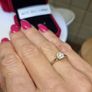 White Gold Diamond Ring Size N Image 6