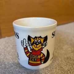 Vintage Suttons Coals 'Coal Cat' Mug