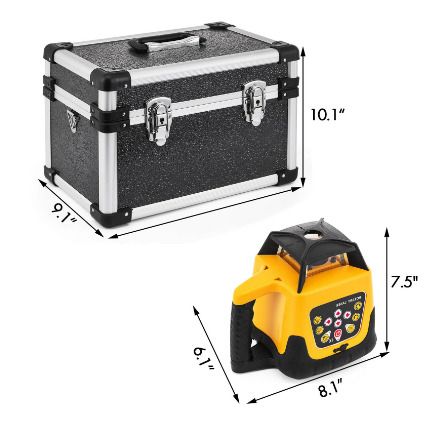 BRAND NEW Red Rotary Laser Level Self-leveling Automatic Construction Building Rotating