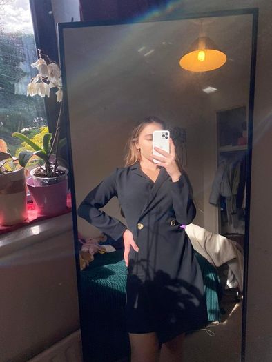 black mango dress