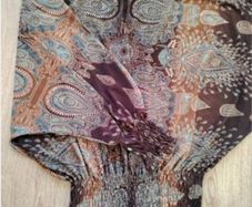 Brown Blouse   Size 12