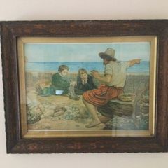 Art - Vintage Coloured Print.