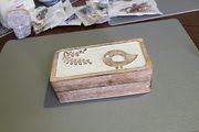 Trinket box  carved.