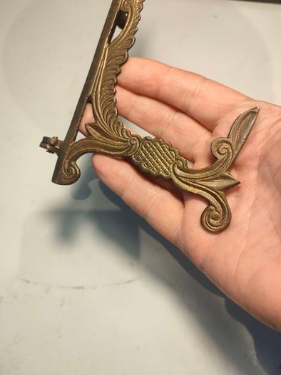 Art Nouveau Metal Alloy Picture frame stand
