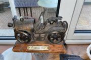 2 vintage metal cars