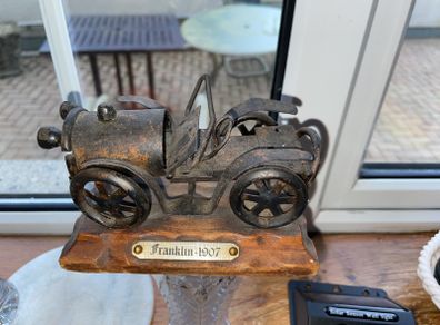 2 vintage metal cars
