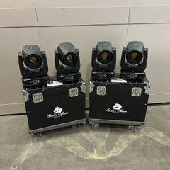 4x 250W BSW Moving Heads