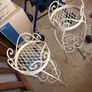 Set of 3 Vintage Wrought Iron Plant Stands / Pot Holders Image 4